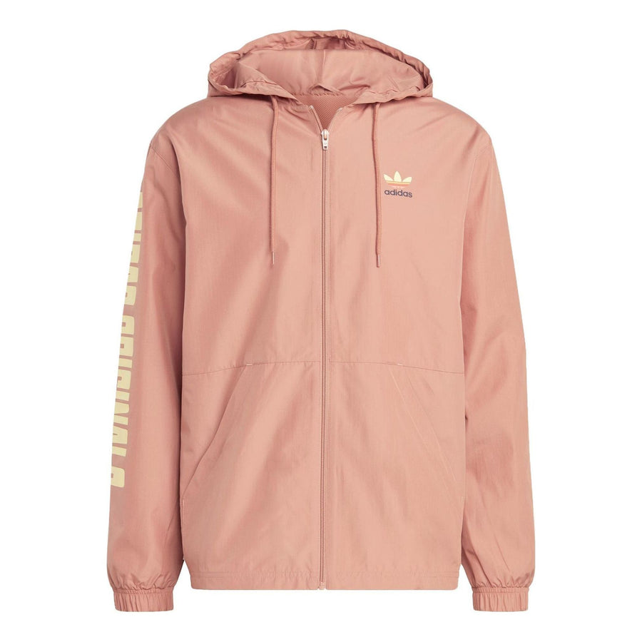 

Куртка adidas originals Graphic Planet Windbreaker Jacket 'Clay Strata', розовый