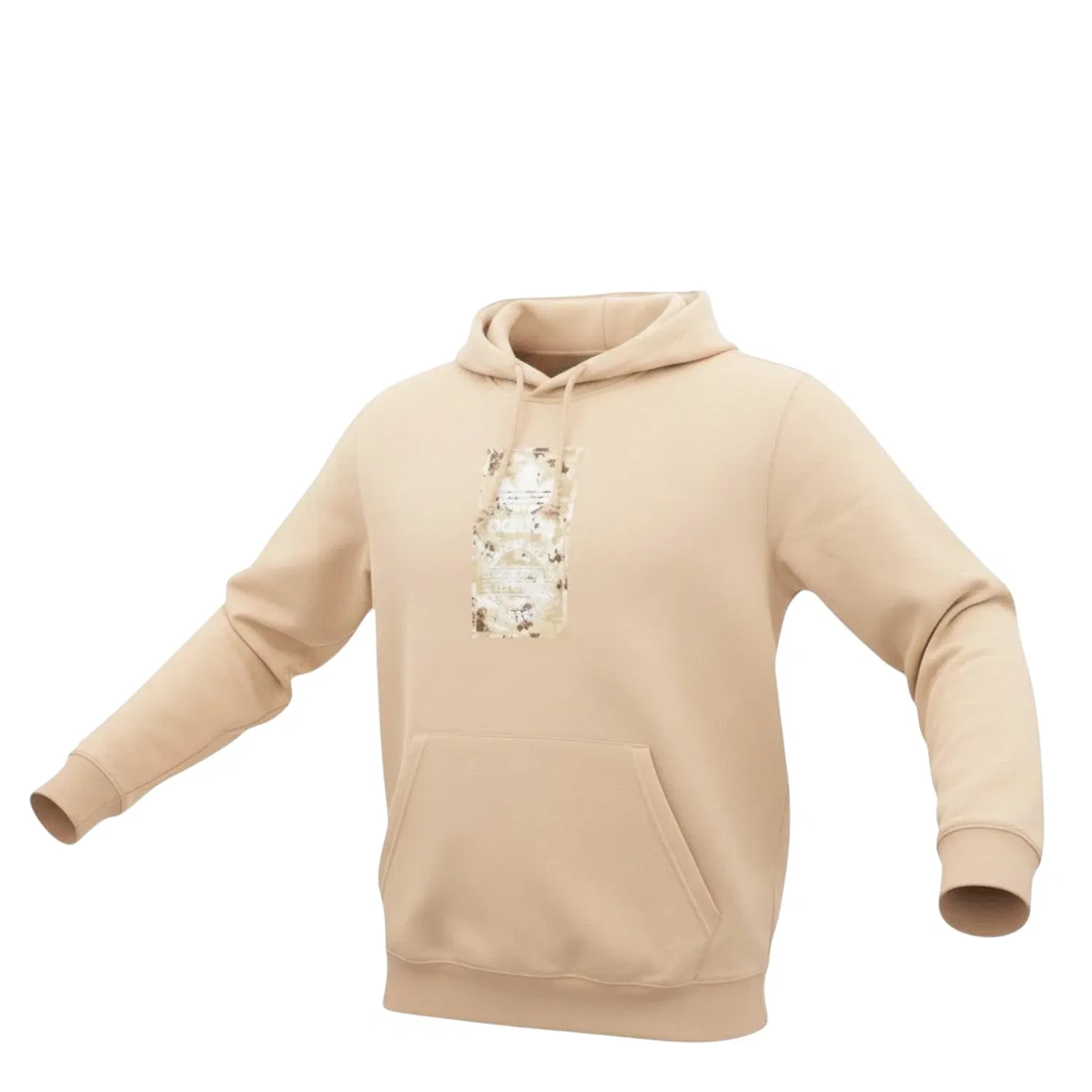 Худи камуфляжное Adidas, бежевый