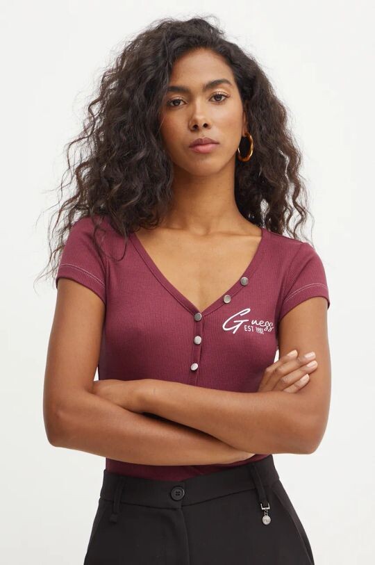 

Футболка Guess, бордовый