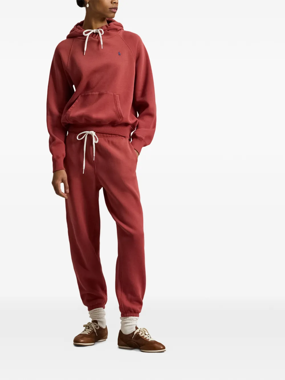 Спортивные брюки с кулиской Polo Ralph Lauren, красный — фото 2