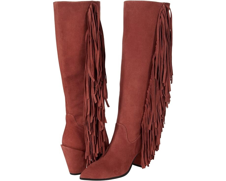 

Ботинки Stuart Weitzman Kenley Fringe Boot, цвет Cardamom