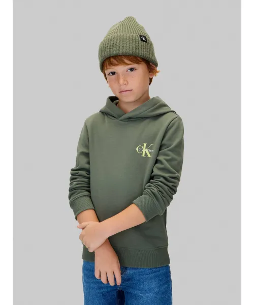 

Толстовка Regular fit Calvin Klein Jeans, зеленый