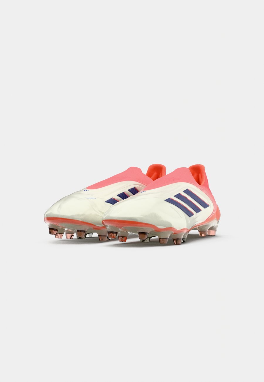 Кроссовки Adidas Performance COPA PURE III ELITE LACELESS FIRM GROUND FOOTBALL BOOTS, Off White/Lucid Blue/Signal Coral/Off-White — фото 3