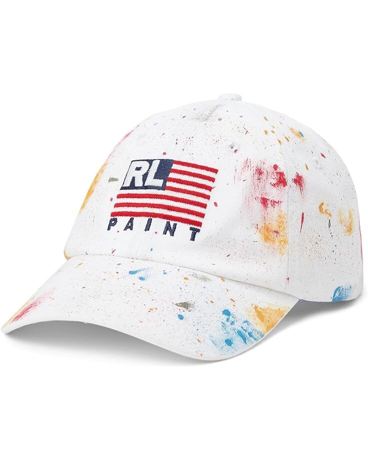 

Кепка Polo Ralph Lauren Paint-Splatter Twill Ball, белый