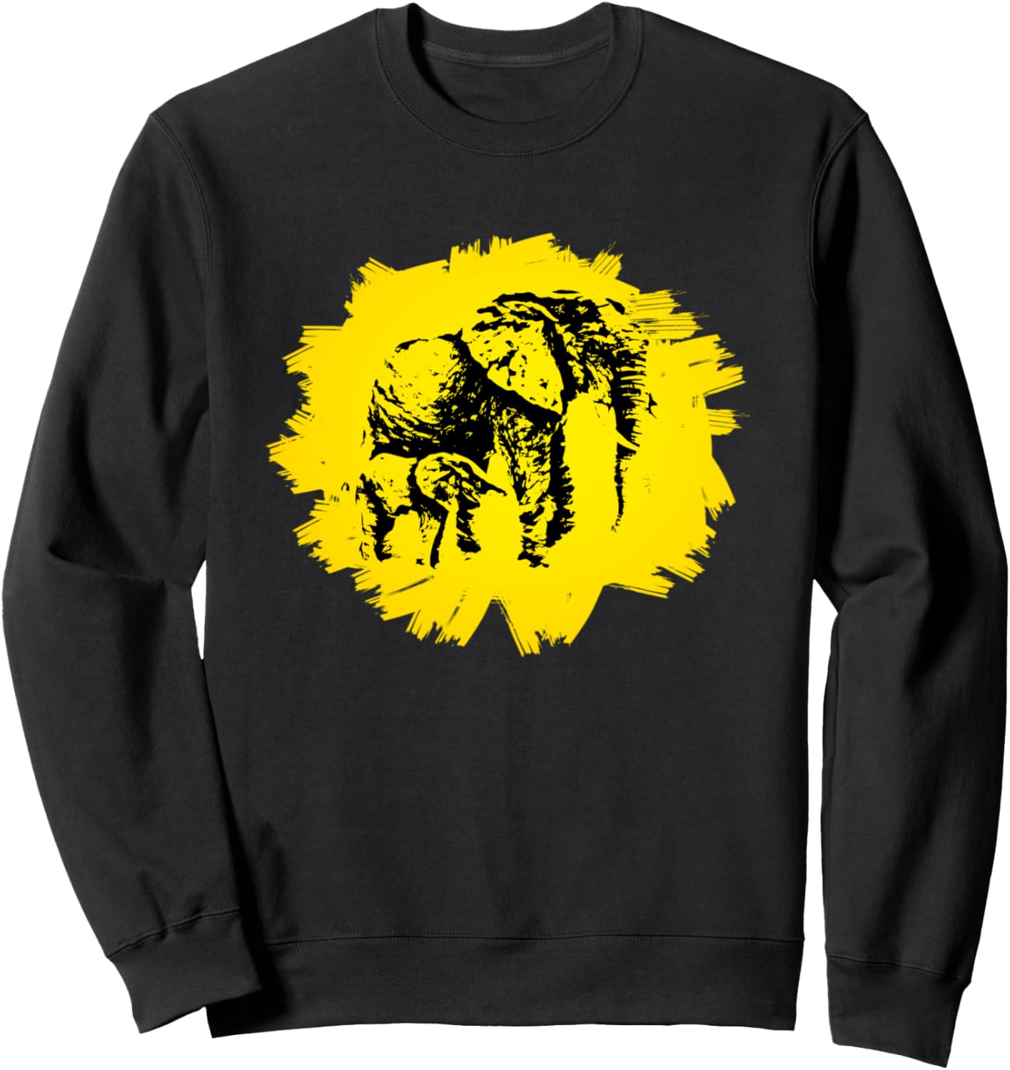 

Толстовка с изображением слона, африканского млекопитающего, красочная толстовка для любителей слонов Elephants - Africa Gift Men Women Kids Boys Girls, черный