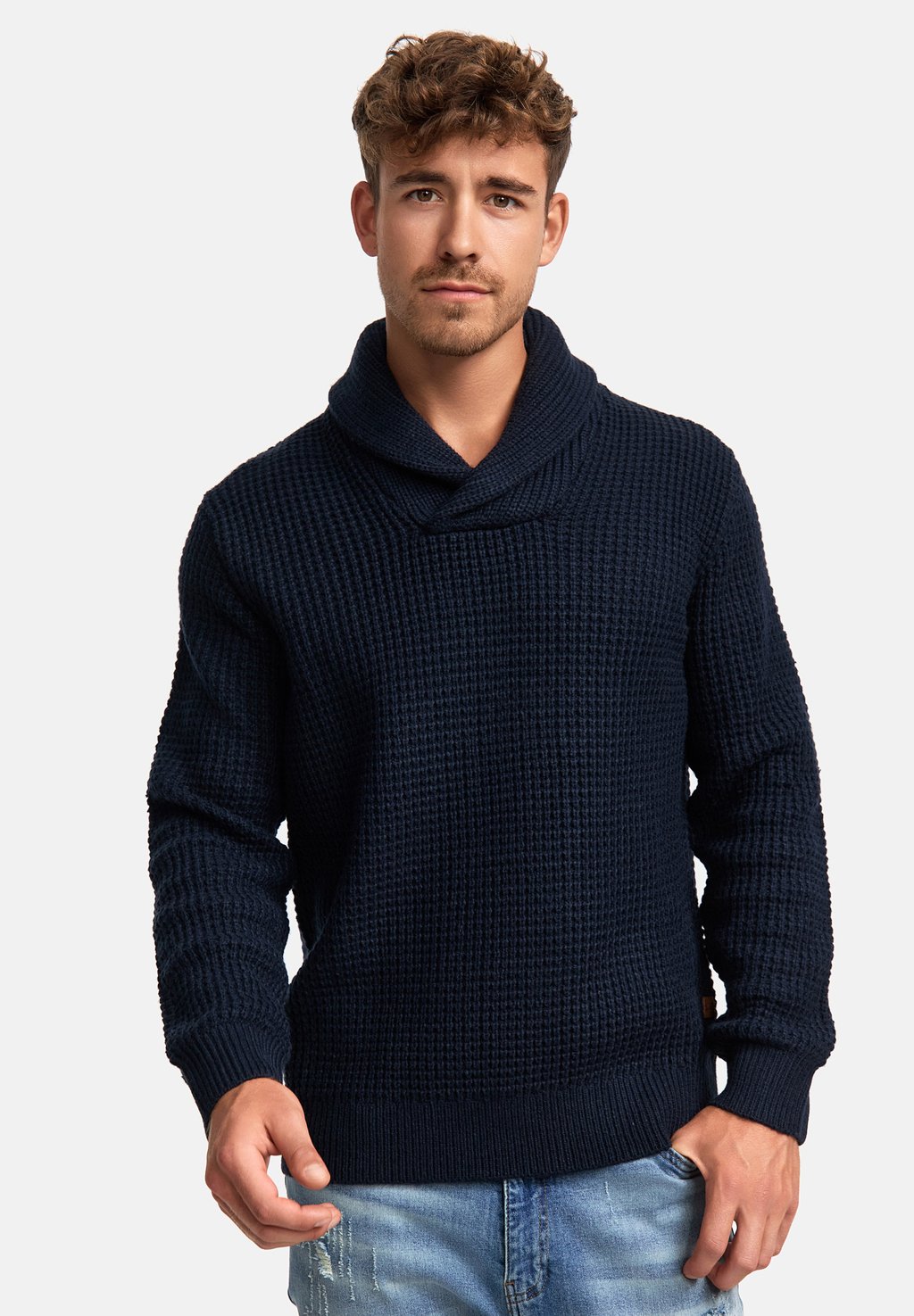 

Джемпер BROCKLY INDICODE JEANS, темно-синий