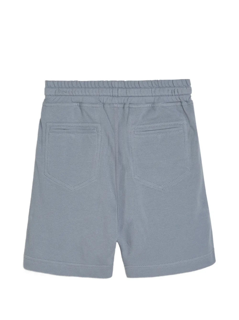 Бермуды из хлопкового пике с кулиской Brunello Cucinelli Kids, синий — фото 2