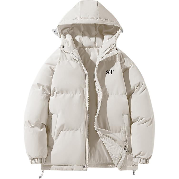 

361° Пуховик Unisex Wool White Hooded Thickened