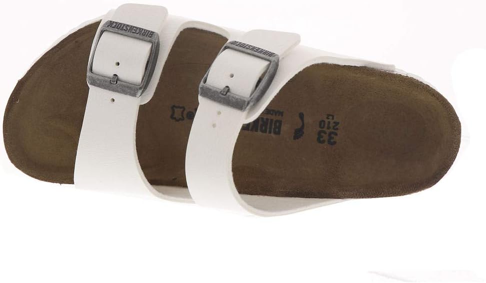 Сандалии Birkenstock унисекс для детей Arizona Kid белые Bf N — фото 2