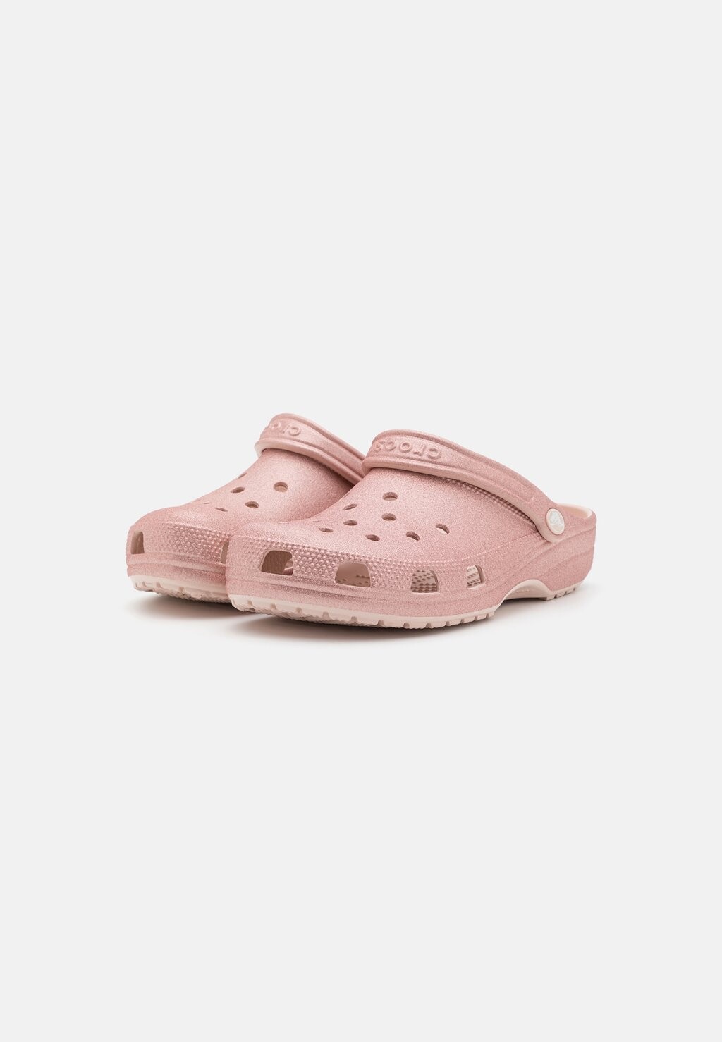 Пляжные тапочки Classic Glitter Unisex Crocs, цвет quartz glitter — фото 2