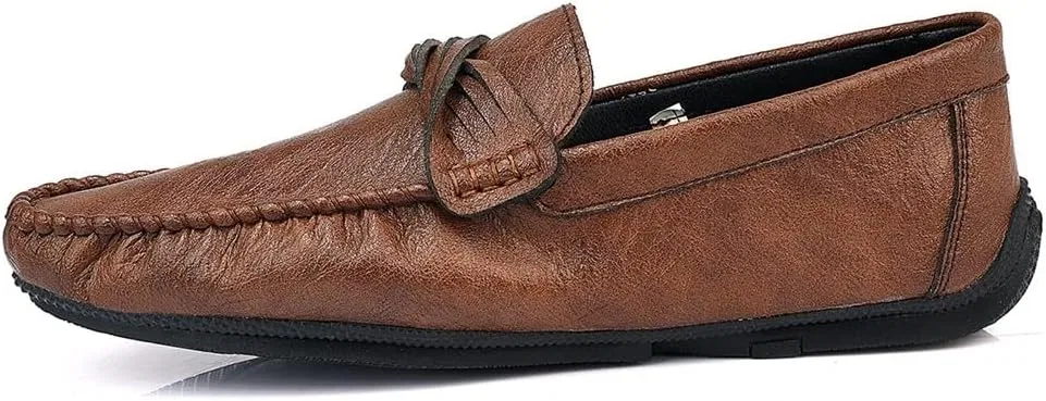 Мокасины мужские JIADELI Loafers Коричневый — фото 2