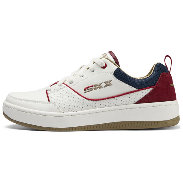 

Кроссовки Skechers Skateboarding Shoes Men Low-top White/Red/Blue, красный