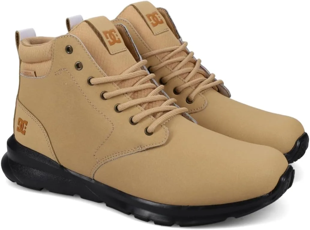 Мужские водонепроницаемые кожаные ботинки DC Shoes Mason 2 ADYS700216, черный/бежевый