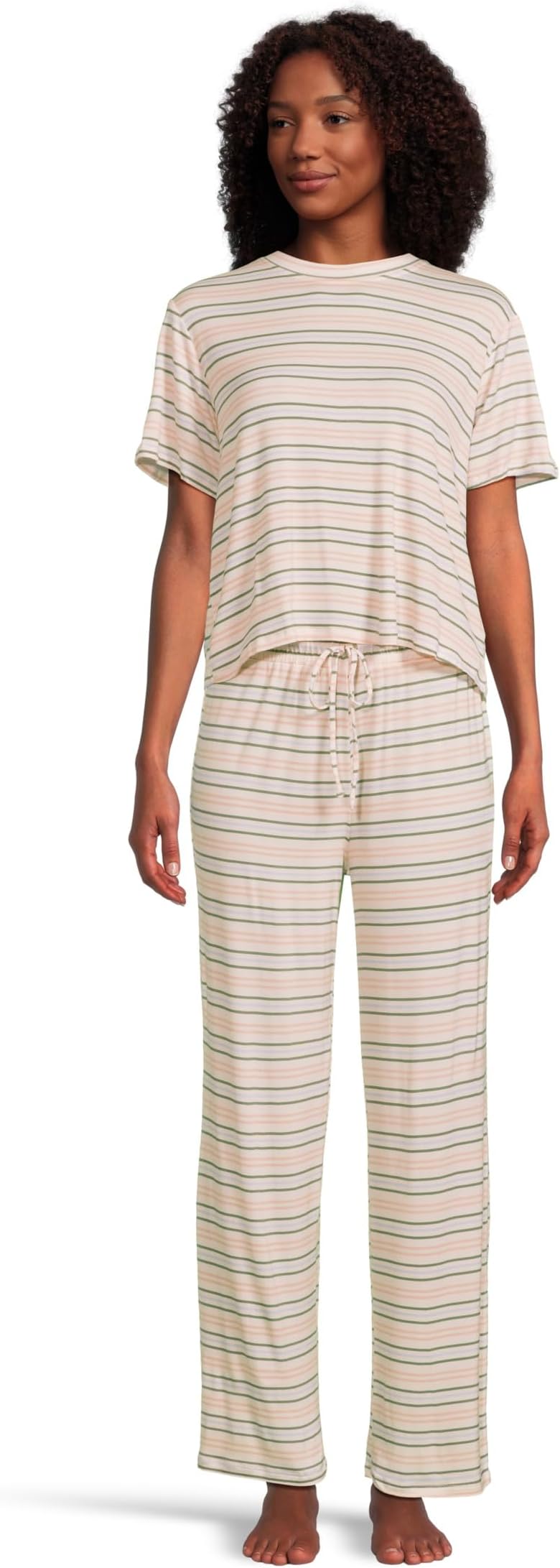 

Пижама Honeydew Intimates All American PJ Set, цвет Linen Stripe