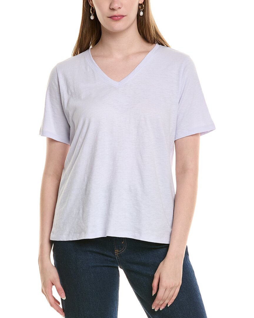

Футболка с V-образным вырезом EILEEN FISHER, фиолетовый
