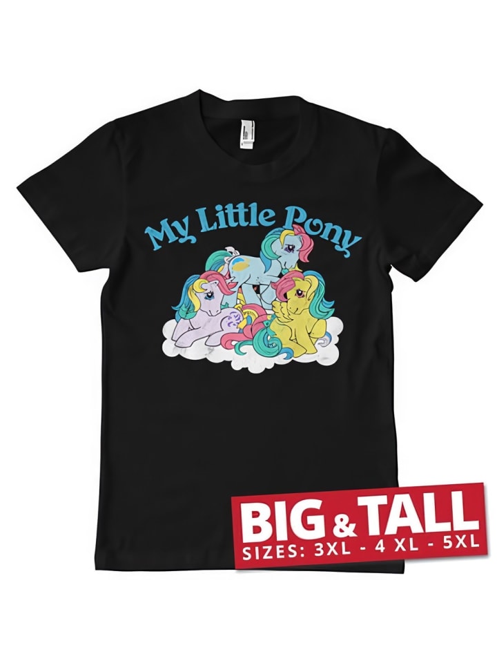 

Футболка "Washed Big & Tall T-Shirt" черного цвета My Little Pony, Черный, Футболка "Washed Big & Tall T-Shirt" черного цвета My Little Pony
