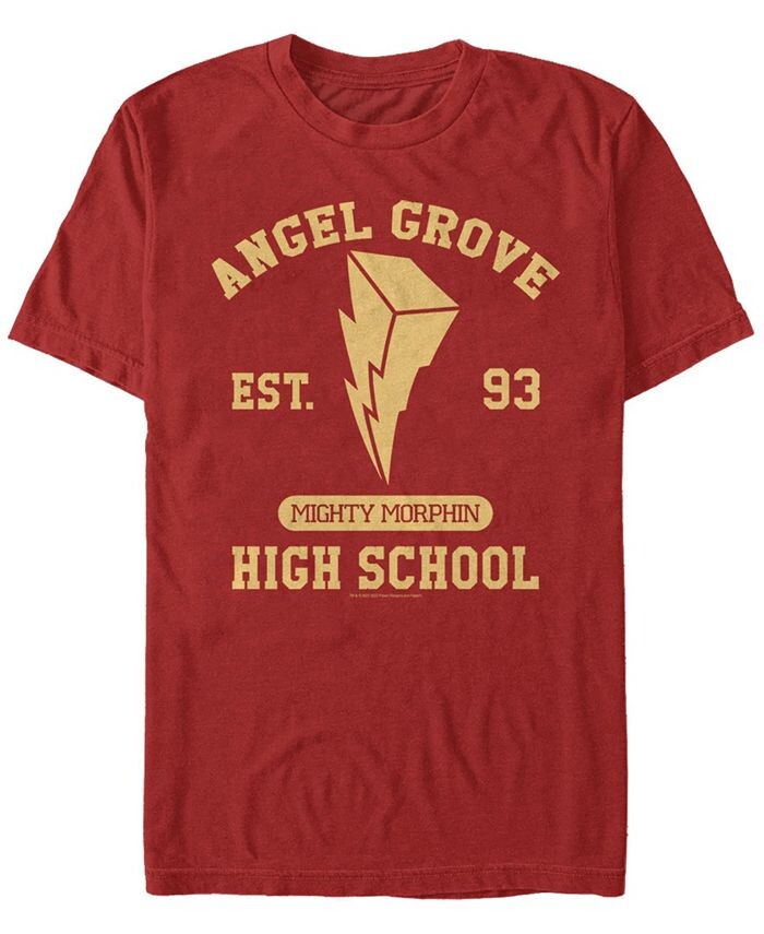 

Мужская футболка с короткими рукавами и круглым вырезом Angel Grove Fifth Sun, красный