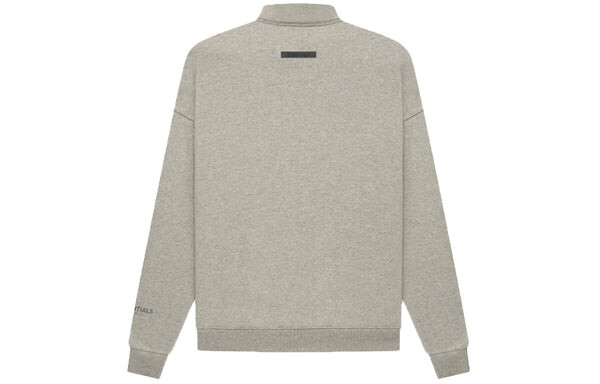 Толстовка Fear of God Essentials FW21 Pullover Mockneck Dark Heather Oatmeal, цвет dark heather oatmeal — фото 2