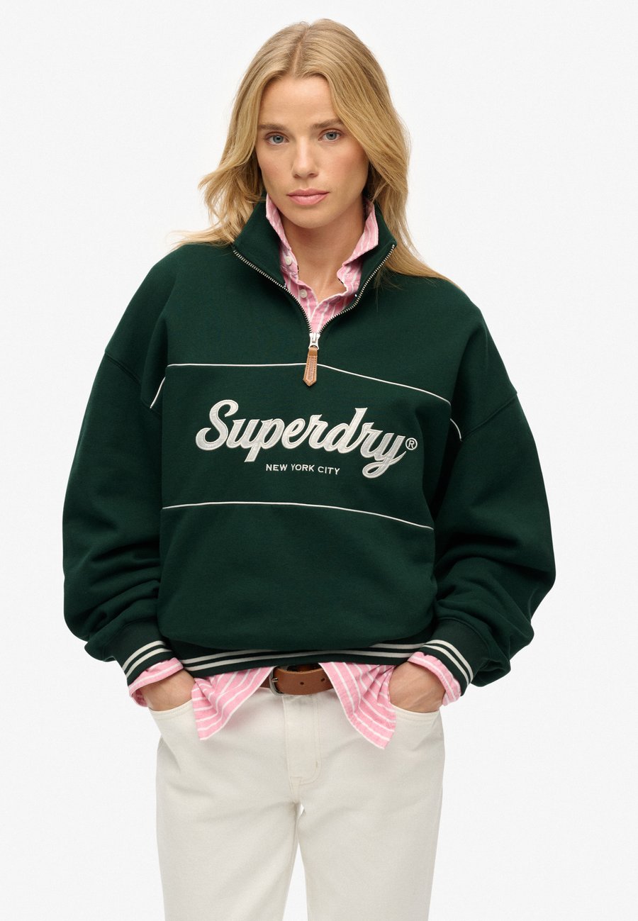 

Толстовка Superdry & Co COUNTRY CLUB HALF ZIP, Enamel Green/Green