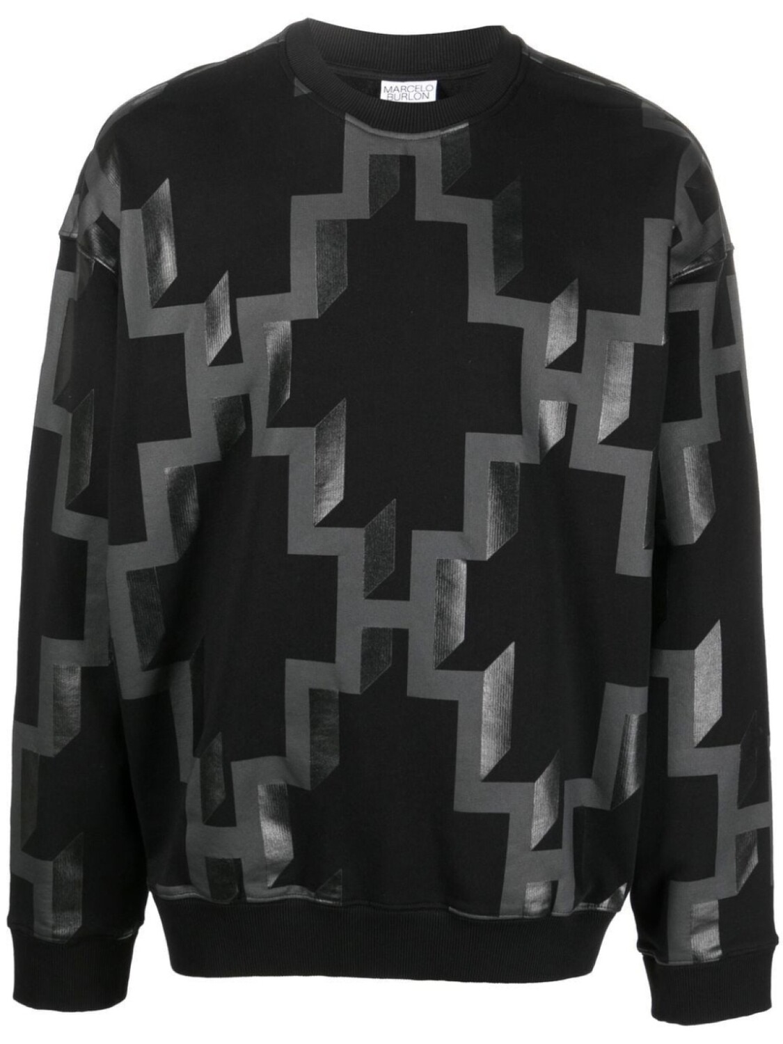 

Marcelo Burlon County of Milan толстовка с логотипом, черный