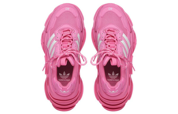 Кроссовки triple s sneaker x adidas 'neon pink' Balenciaga, розовый — фото 3