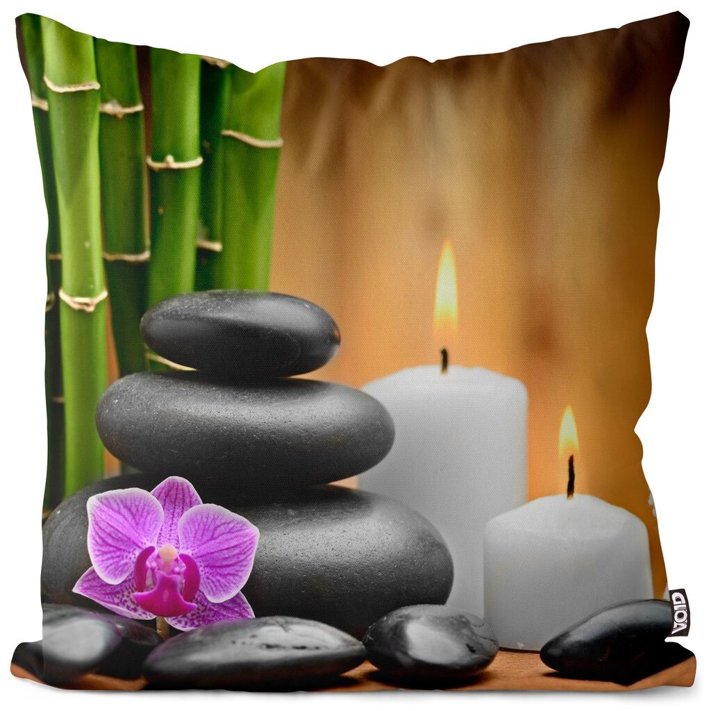 

VOID Spa Wellness Орхидеи Чехол на подушку Полиэстер Водонепроницаемая подушка для улицы и дома Размер: 80 x 80 см