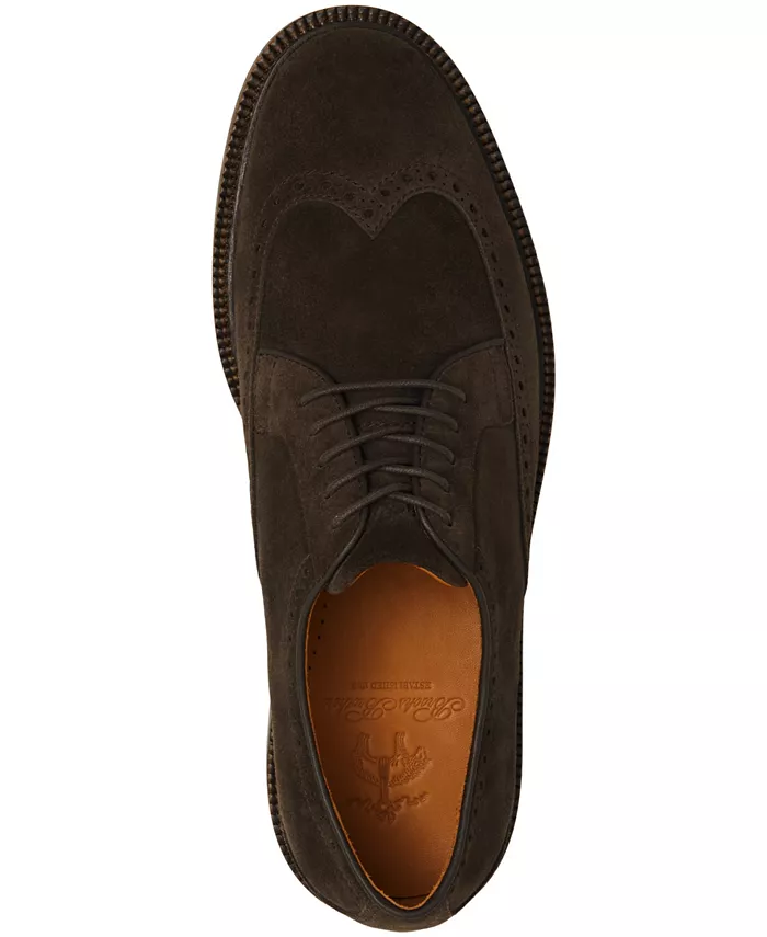 Мужские оксфорды Ellington на шнуровке Brooks Brothers, коричневый — фото 4