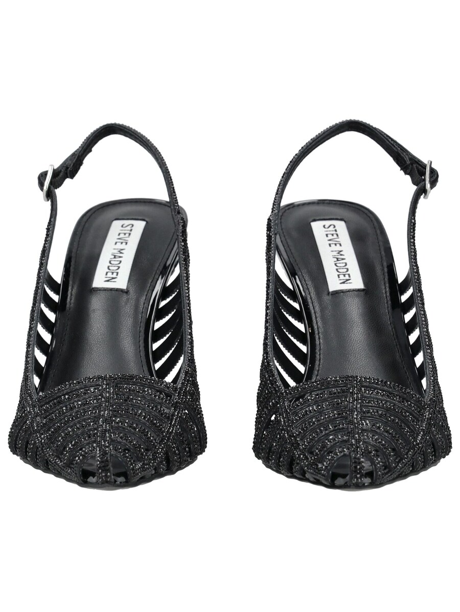 Туфли-лодочки с открытой пяткой STEVE MADDEN, Black — фото 3