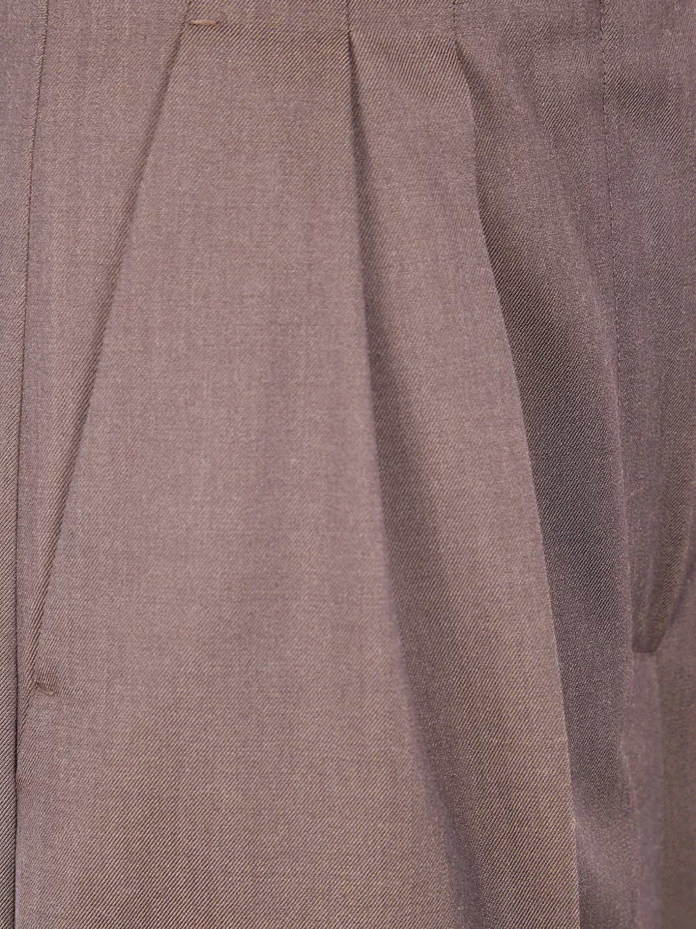 Плиссированные брюки с высокой талией Max Mara, коричневый — фото 3