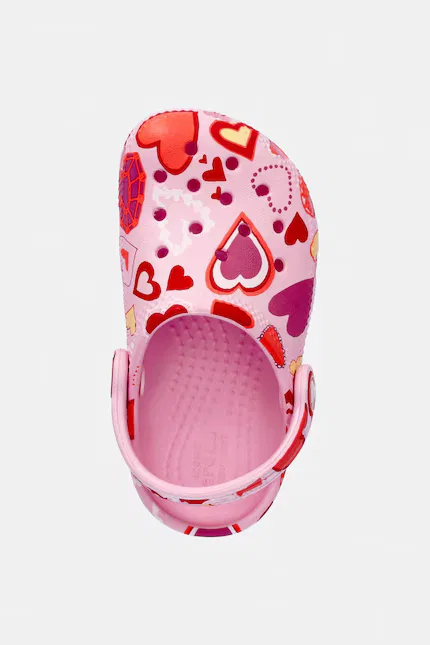 Сланцы Classic Vday Clog Crocs, розовый — фото 4