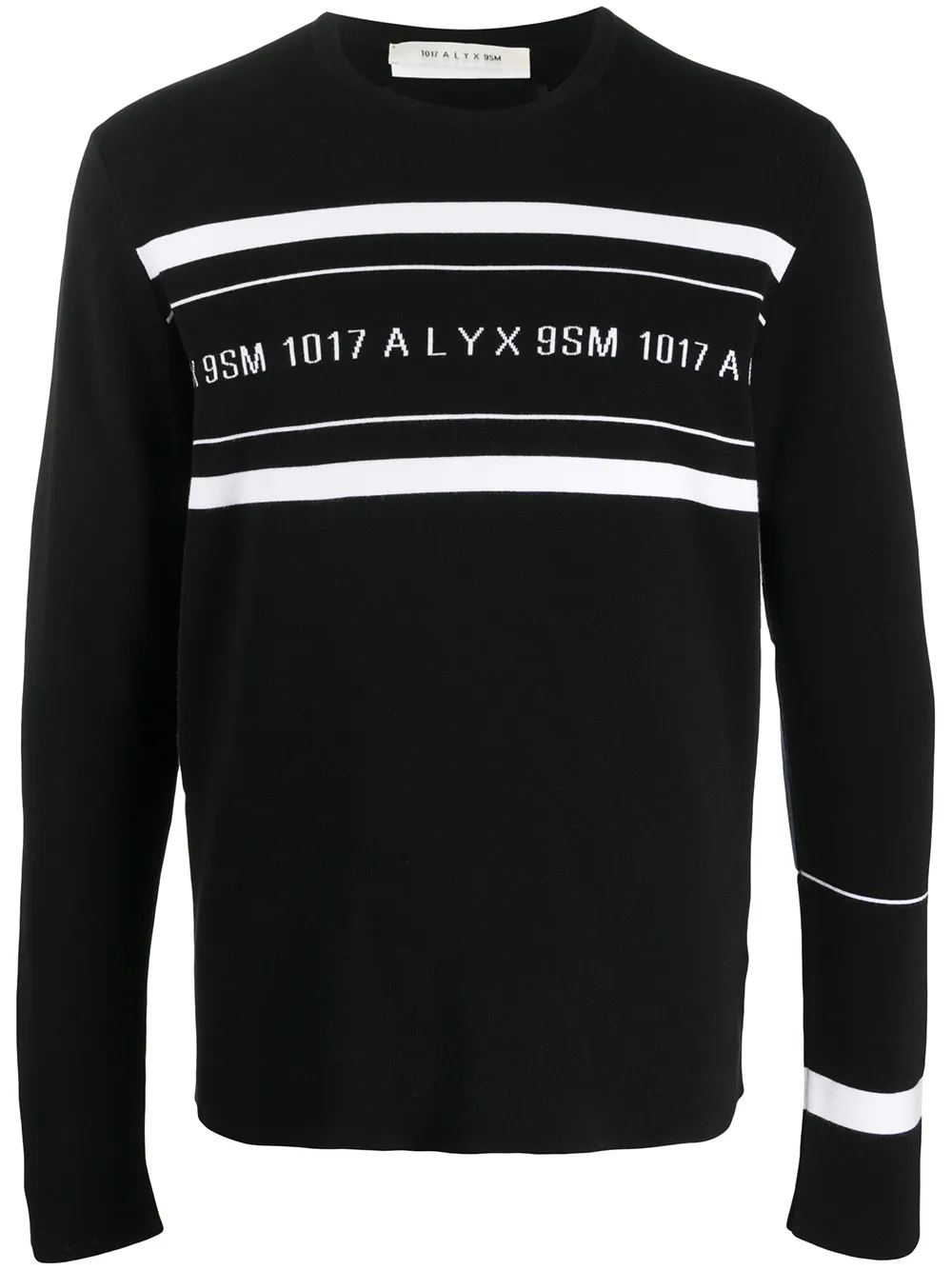 

Джемпер с контрастными полосками и логотипом 1017 ALYX 9SM, черный