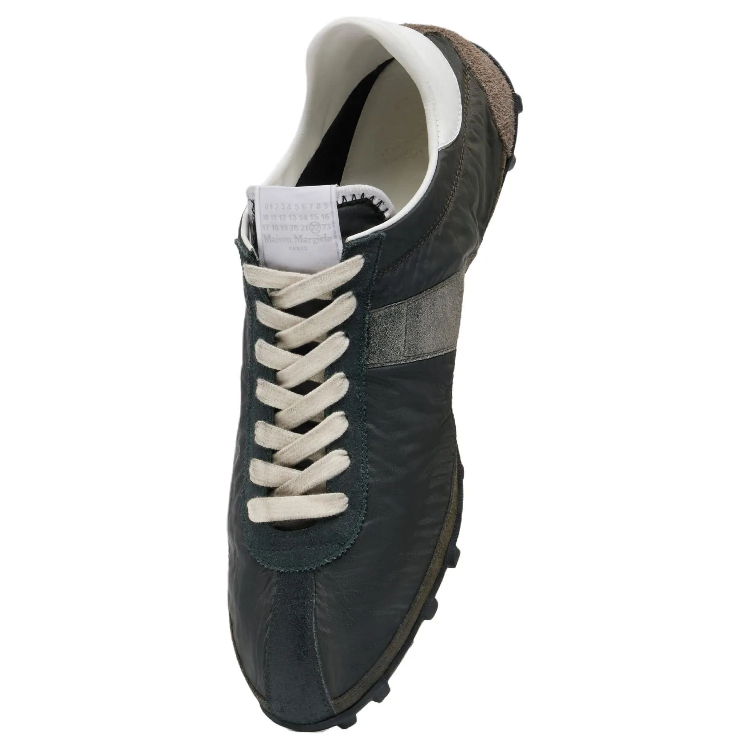 Maison Margiela Кроссовки низкие мужские Sprinters Casual темно-серые — фото 4
