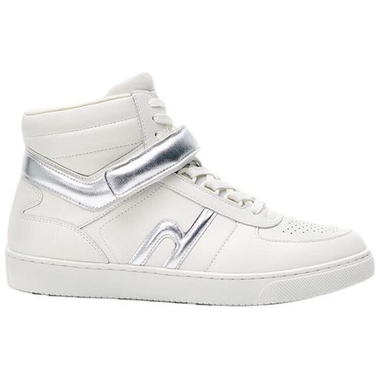 Кеды, скейтборд обувь женская высокая Hazzys, цвет Silver White — фото 2