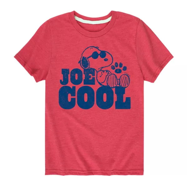 

Футболка с принтом Peanuts Joe Cool Laying для мальчиков 8-20 лет Licensed Character, красный