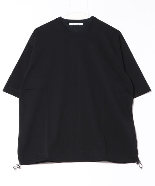 

Футболка с вышитым логотипом, рукава 6/8 H.A.K, черный