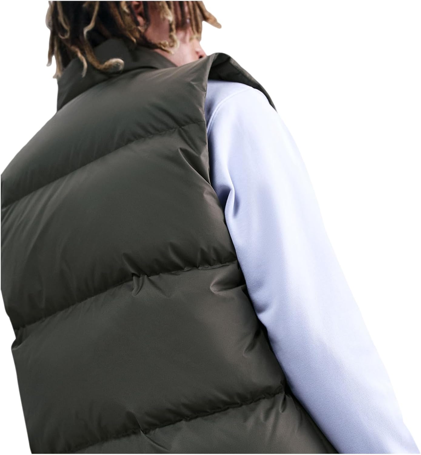 Жилет Nike мужской Therma-fit Club Puffer Vest 650, Sequoia/White — фото 4