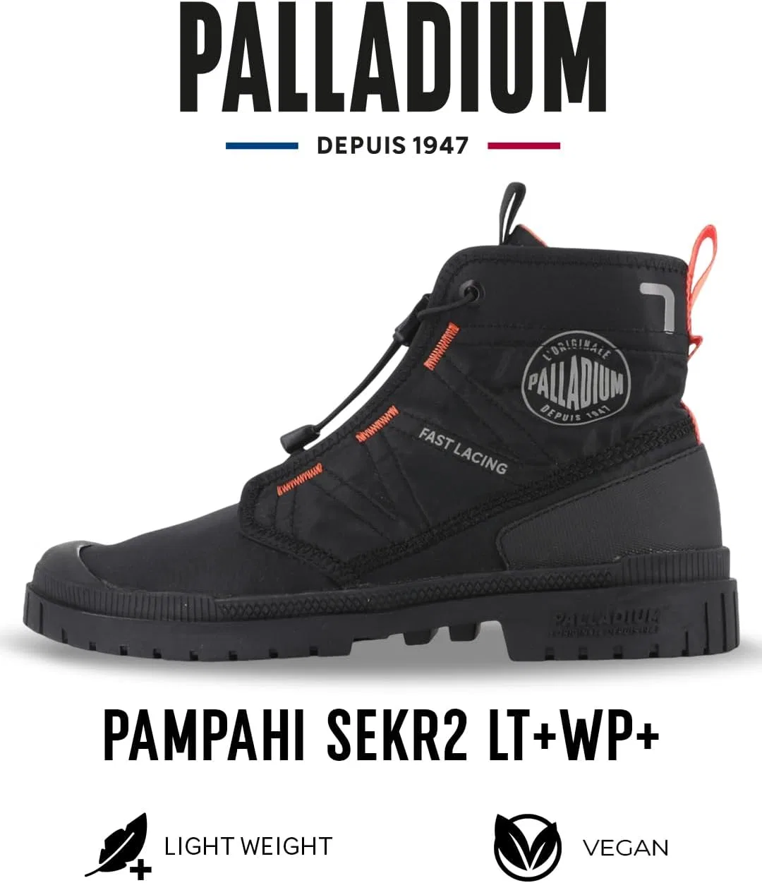 Ботинки Palladium Sp20 Travel Hi 74476008M, Black — фото 4
