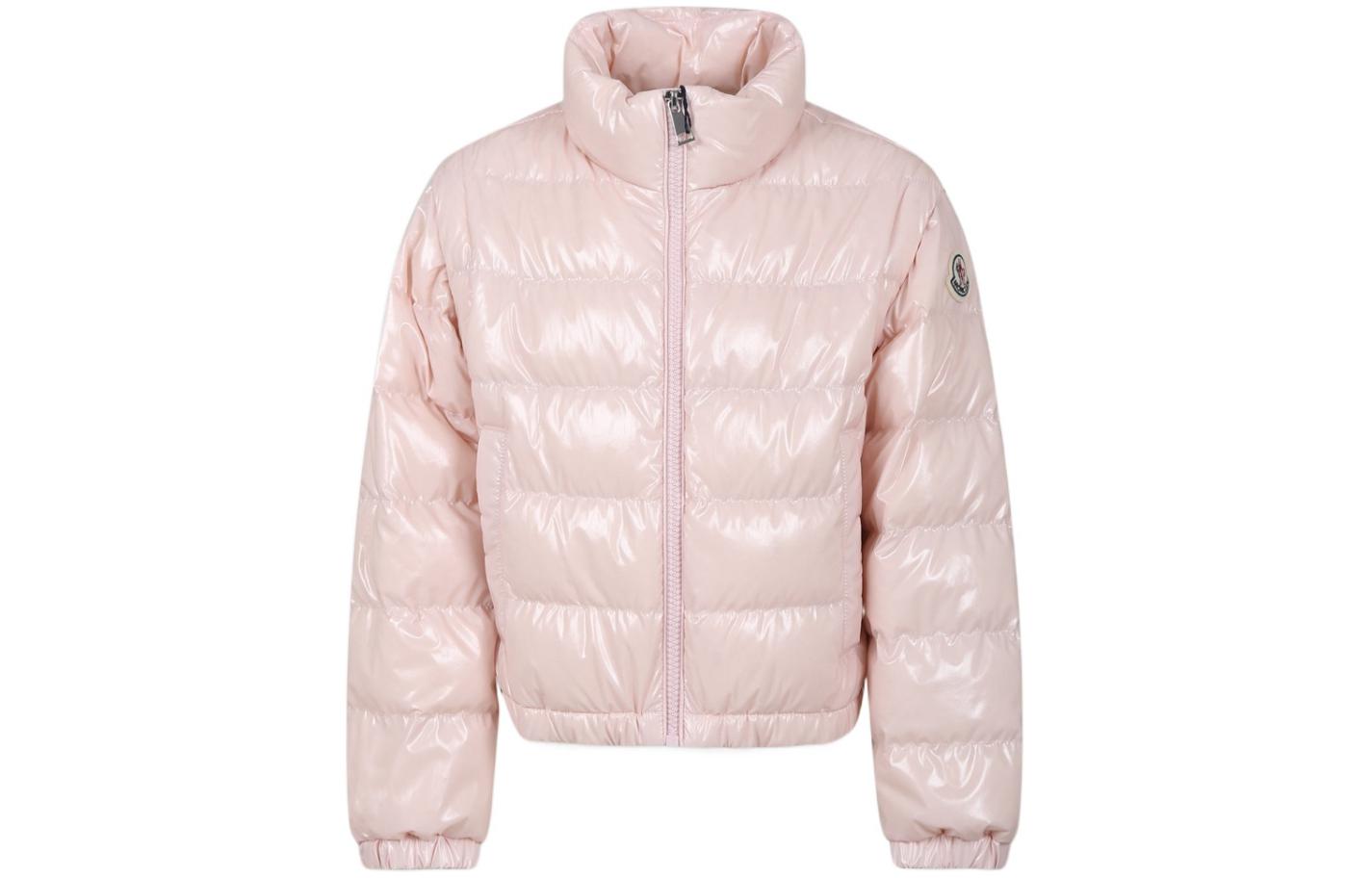 

Детская пуховая куртка Moncler, розовая