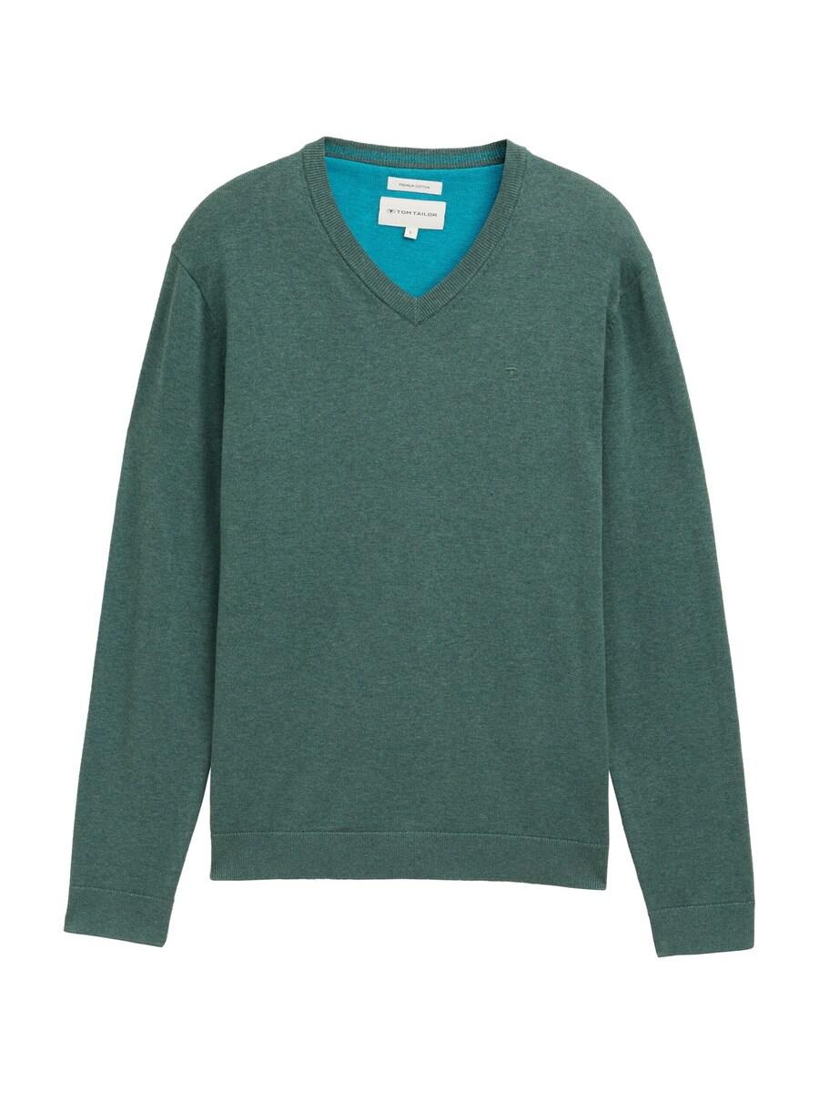 

Свитер TOM TAILOR, цвет mottled green