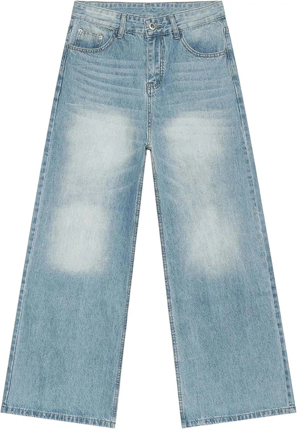 Джинсы прямые, джинсовая ткань, Light Blue 6