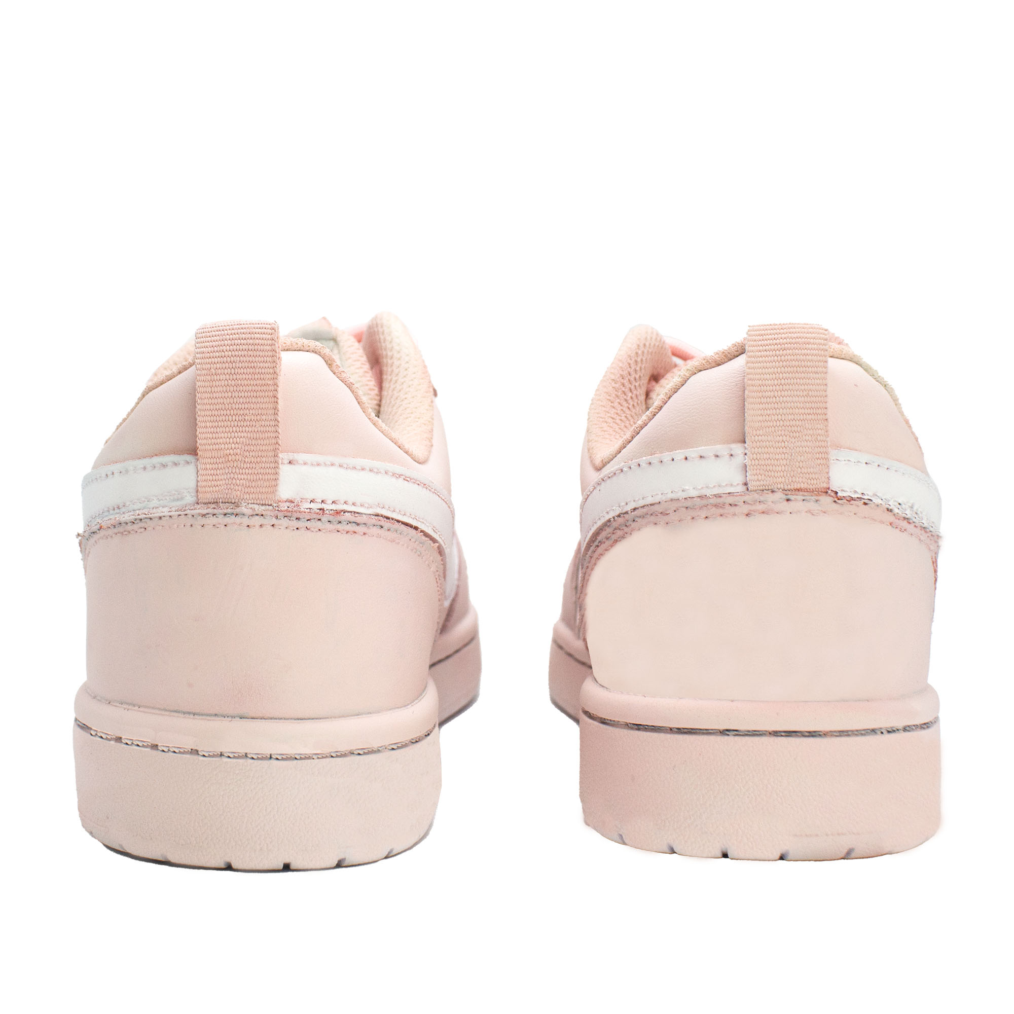 Nike Court Borough Low 2 устойчивые к истиранию легкие амортизирующие низкие детские скейтбординг кроссовки Pink для подростков — фото 4