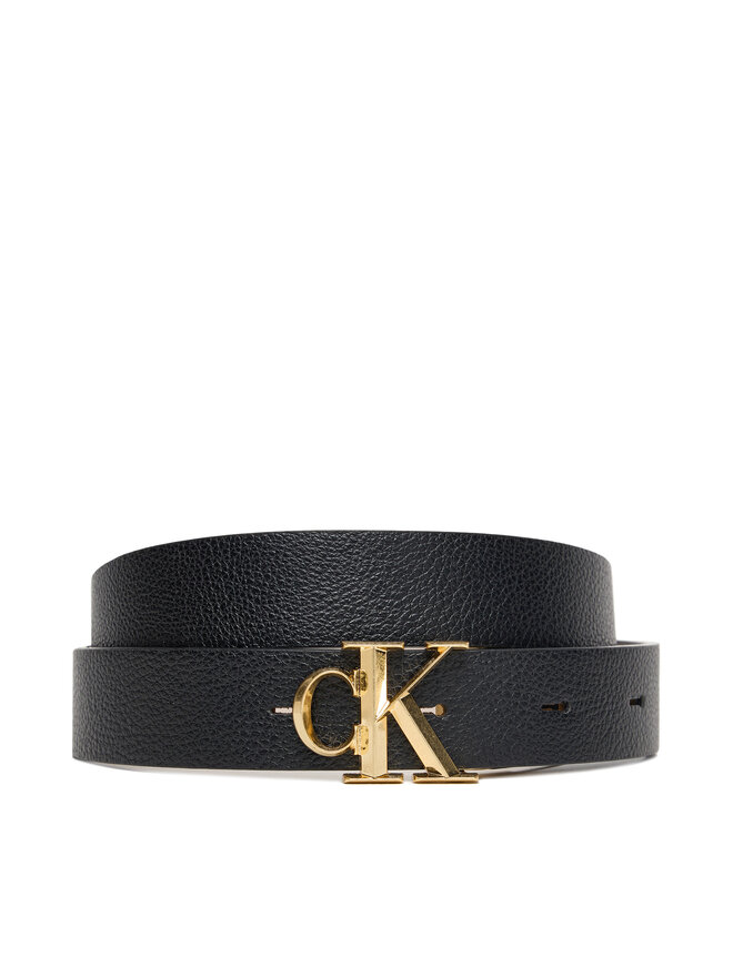 

Женский ремень Calvin Klein Facet Ck Buckle 25Mm Pebble Rev/ LV04F7044G, черный