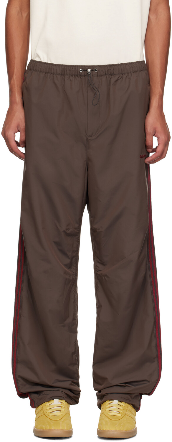 

Коричневые спортивные штаны Adidas Originals Edition Taffeta Wales Bonner, Night brown