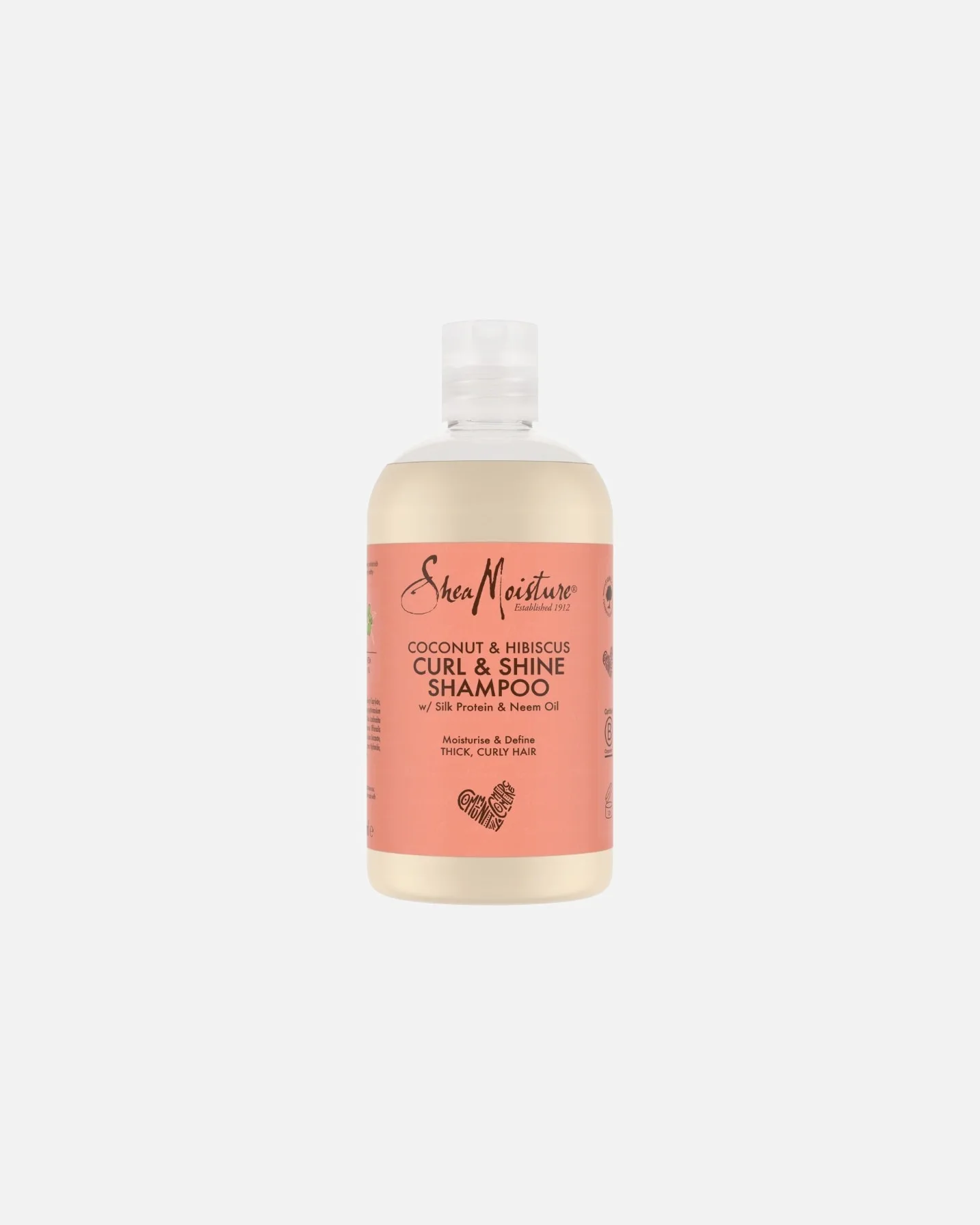 Шампунь Noix de Coco et hibiscus Шампунь для локонов и блеска Shea Moisture, 384 мл