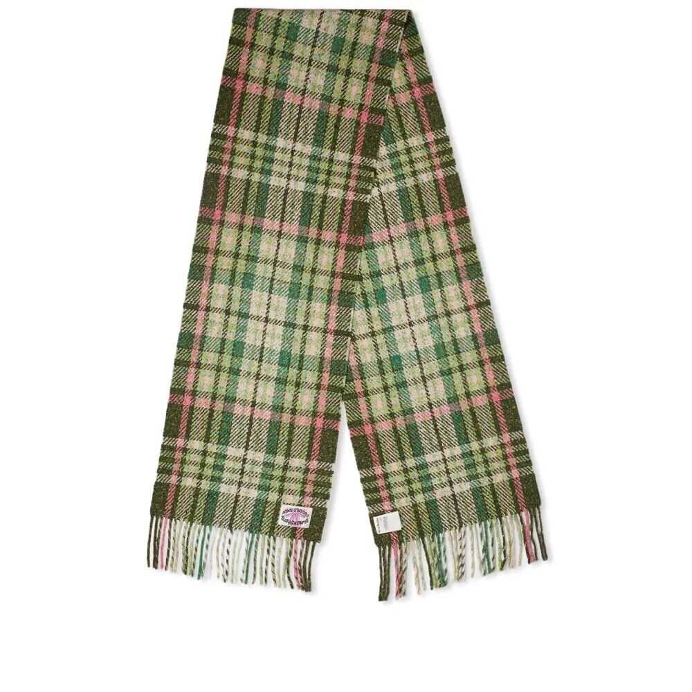 

Acne Studios Volano клетчатый шарф, зеленый