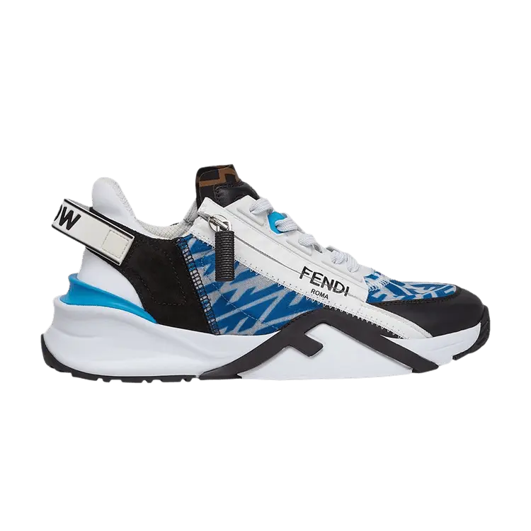 

Кроссовки Fendi Wmns Flow FF Motif Low Light Blue, синий