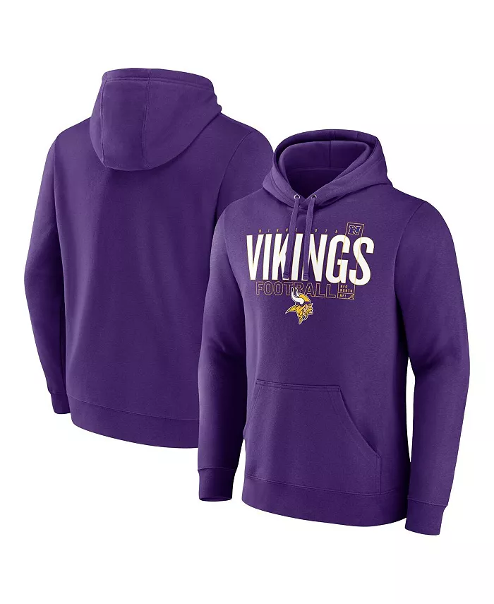 

Мужская фиолетовая толстовка с капюшоном Minnesota Vikings Pylon Outline Fanatics