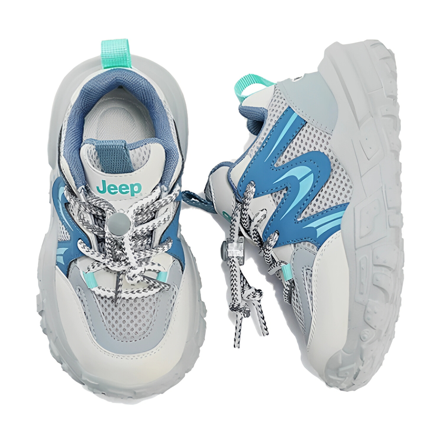 Кроссовки Jeep Kids Lifestyle Shoes Kids Low-top, синий/серый — фото 2
