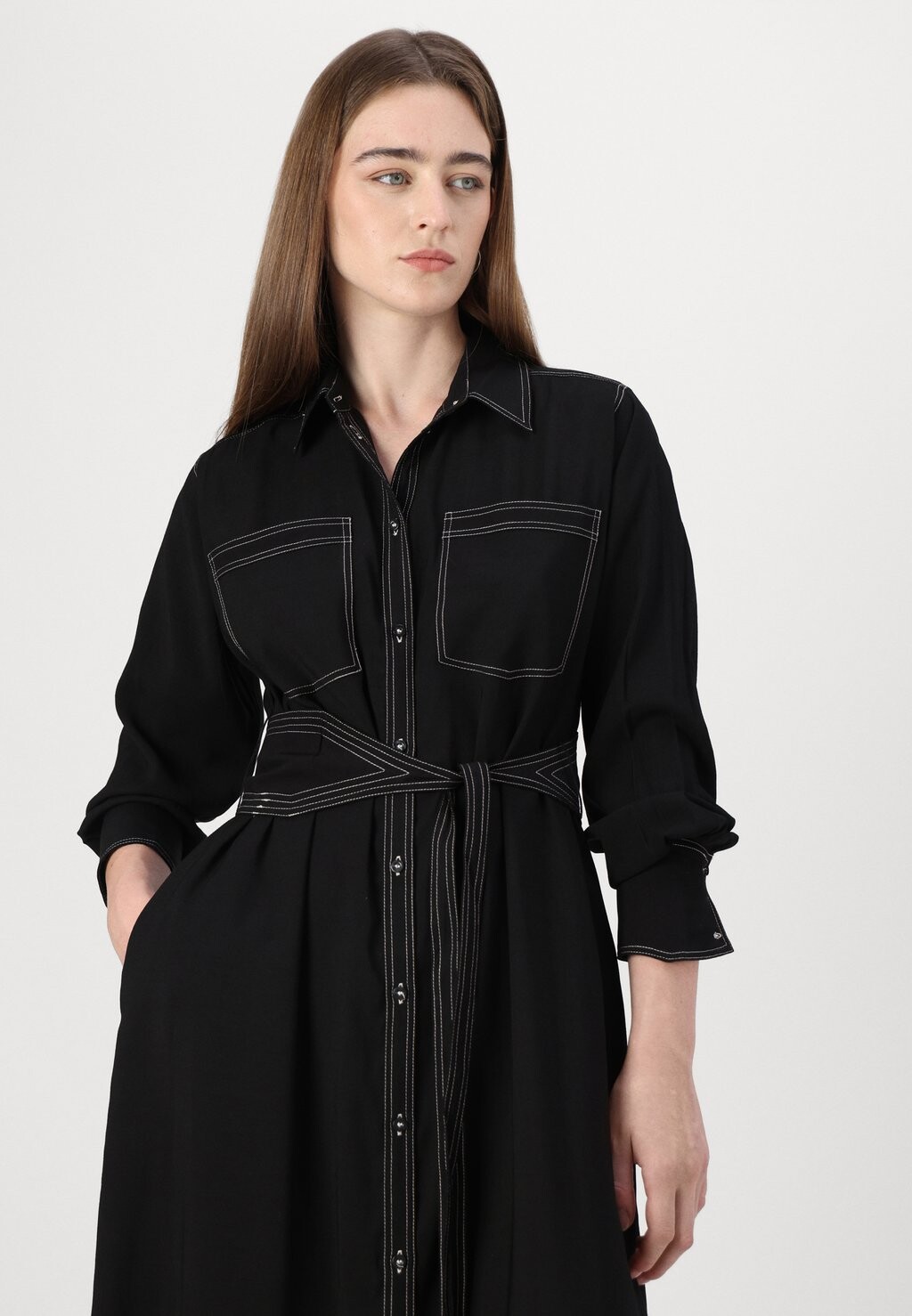 

Платье-рубашка SAL KONTAS DRESS Bruuns Bazaar, черный