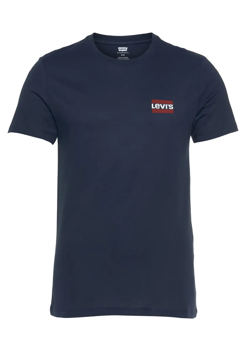 ФУТБОЛКА Levi's "LE 2PK CREWNECK GRAPHIC", цвет White / Dress Blues — фото 2
